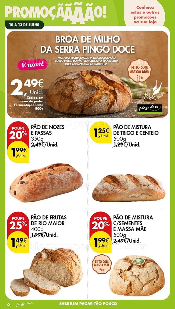 Antevisão Folheto PINGO DOCE Promoções Fim de Semana - 10 a 13 julho